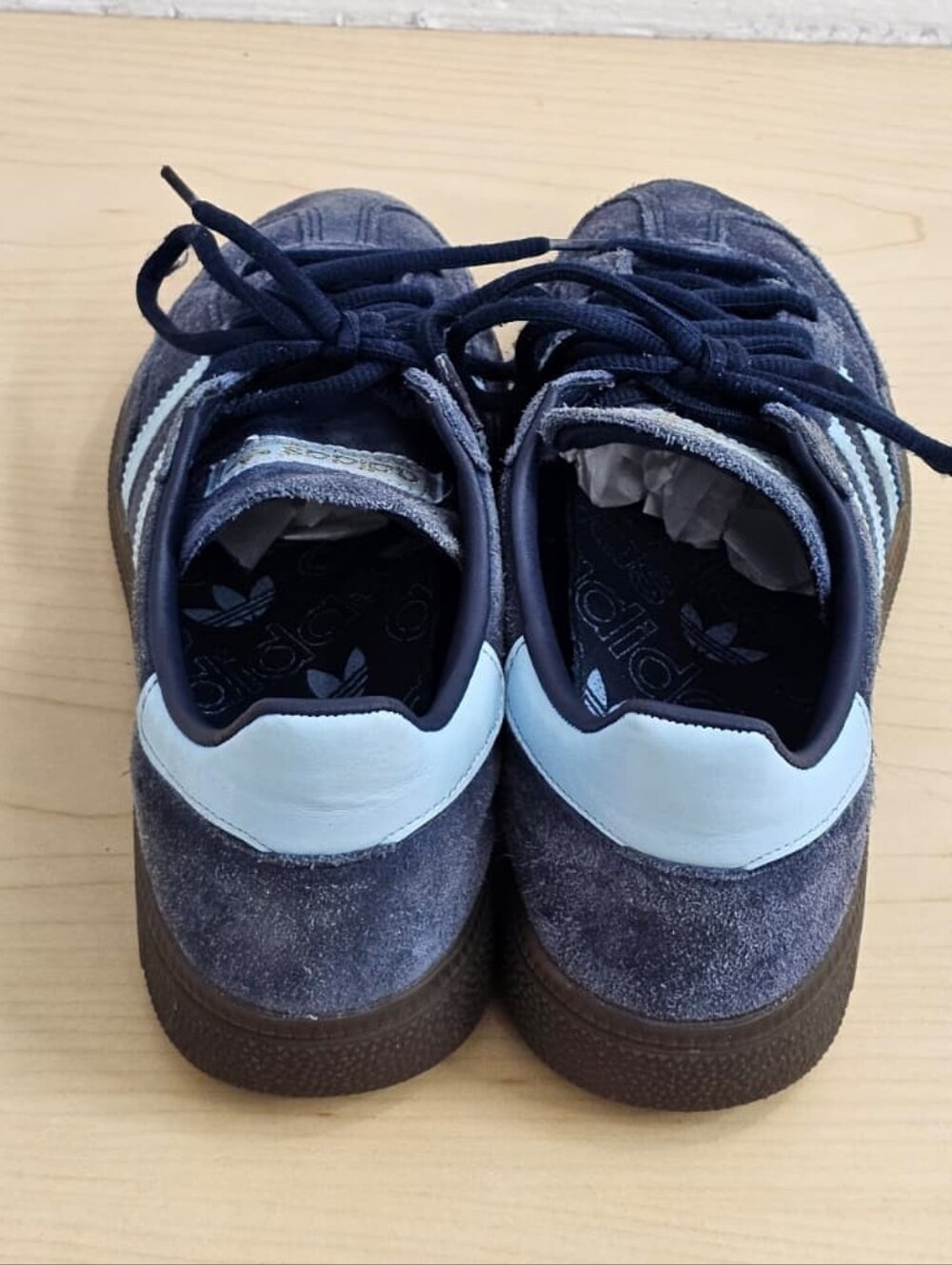 Adidas Originals Handball Spezial Sneakers Collegiate Navy Clear Sky, 6.5 - Picture 6 of 13